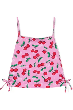 Chiara Ferragni Top con tirantes finos y cerezas estampadas