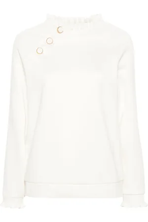 Claudie Pierlot Suéter con volantes en el cuello