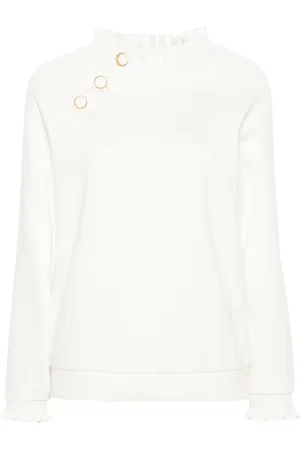 Claudie Pierlot Suéter con volantes en el cuello