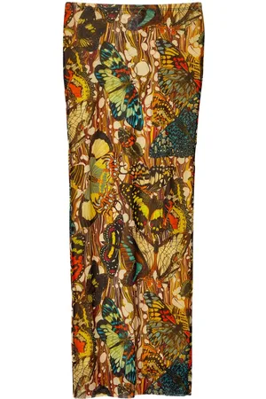 Jean Paul Gaultier Falda larga Papillon