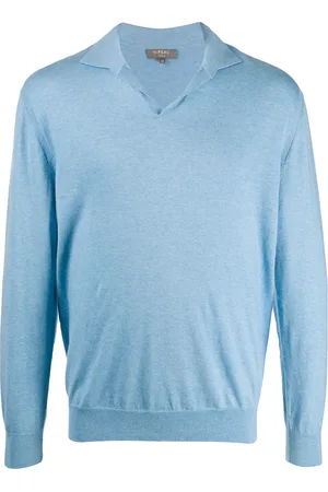 N.PEAL Playera tipo polo de tejido fino
