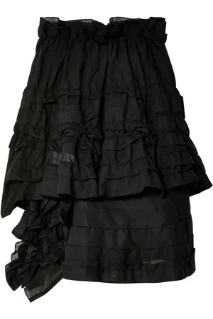 Comme des Garçons Falda asimétrica con diseño drapeado