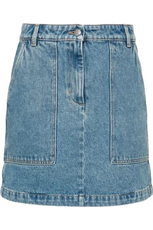 Maison Kitsuné Falda corta de mezclilla