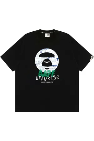 A Bathing Ape Playera con estampado gráfico