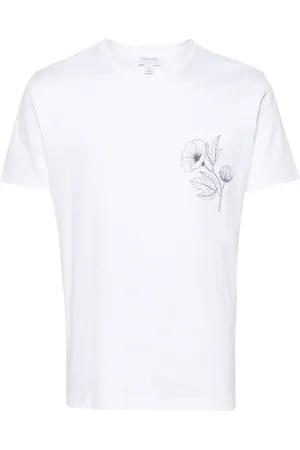 Sunspel Playera con estampado floral