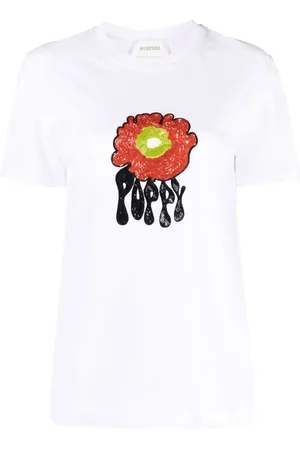 Sportmax Playera con estampado gráfico