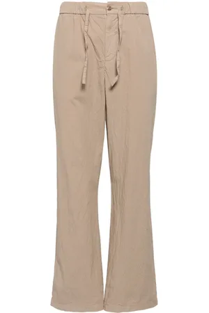 Frescobol Carioca Pantalones rectos con efecto arrugado