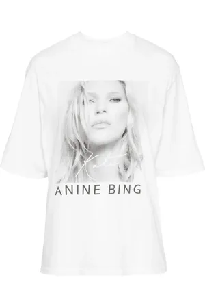 ANINE BING Playera Avi Kate Moss