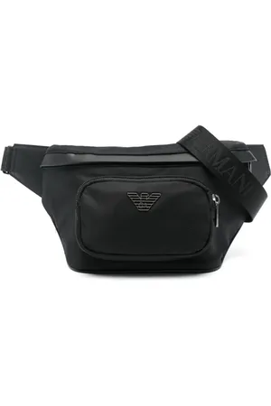 Emporio Armani Cangurera con placa del logo