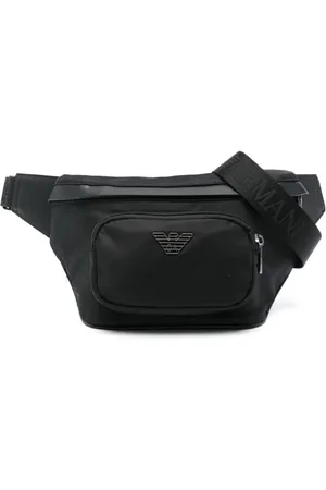 Emporio Armani Cangurera con placa del logo