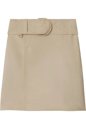 Burberry Falda con diseño cruzado