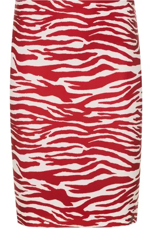 The Attico Falda con estampado abstracto
