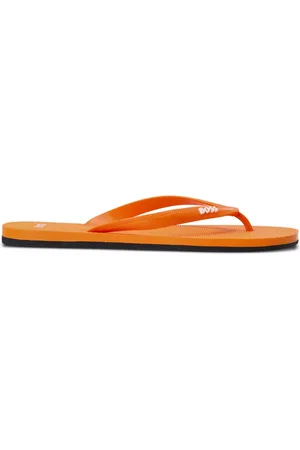 HUGO BOSS Flip flops con aplique del logo