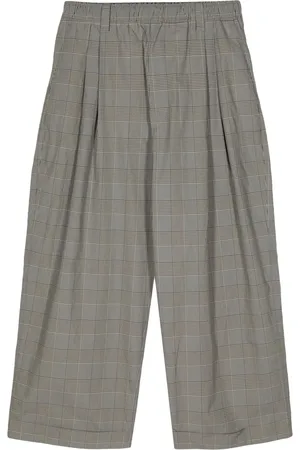 MERYLL ROGGE Plaid-check cotton trousers