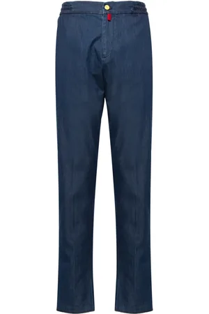 Kiton Pantalones slim con pretina elástica