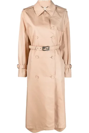 Fendi Gabardina con cinturón