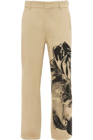 J.W.Anderson Pantalones rectos con estampado gráfico
