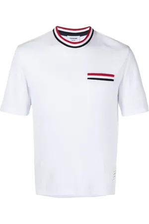 Thom Browne Playera con motivo de rayas RWB
