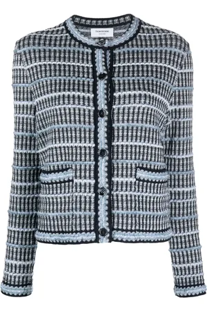 Thom Browne Cárdigan con cuello redondo