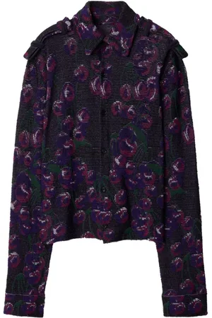 Burberry Camisa con cerezas estampadas