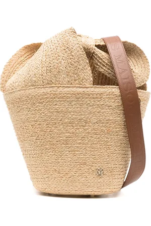 Le Mont St Michel Bolsa bucket de raffia Barbara
