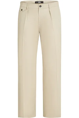 Karl Lagerfeld Pantalones chinos con diseño recto