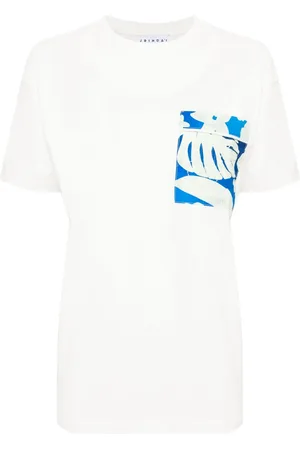 JOSHUA SANDERS Playera con estampado Hawaii