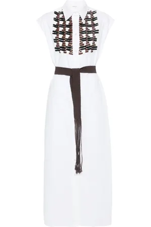 P.A.R.O.S.H. Vestido camisero sin mangas