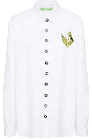 Chopova Lowena Camisa con aplique floral