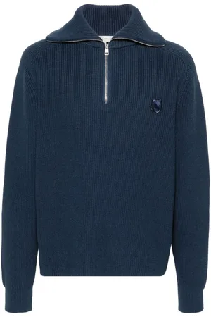 Maison Kitsuné Suéter tejido con motivo Fox