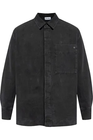 Etudes Camisa de mezclilla con apliques