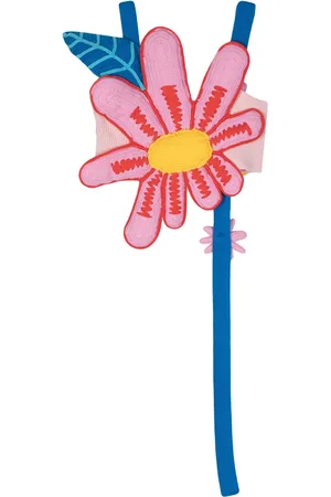 MIRA MIKATI Top corto con aplique floral