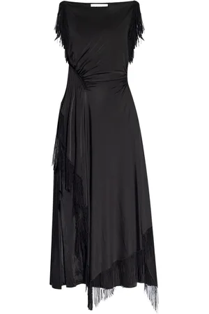 Lanvin Vestido midi con detalles bordados