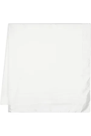 Lanvin Mascada de seda con logo en jacquard