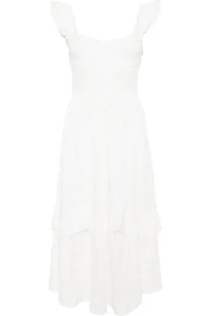 LOVESHACKFANCY Vestido midi Brin