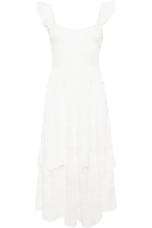 LOVESHACKFANCY Vestido midi Brin