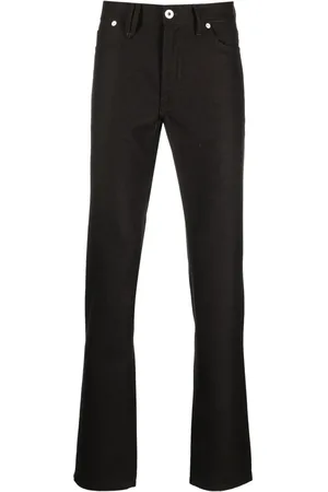 BRIONI Pantalones tapered con tiro bajo