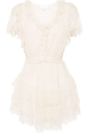 LOVESHACKFANCY Vestido corto Cerilo
