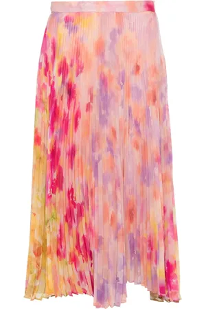 Twin-Set Falda plisada con estampado floral