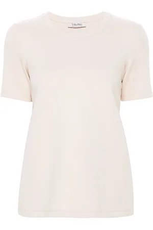 Max Mara Playera con logo bordado
