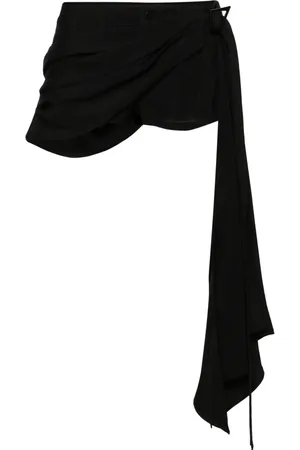 MUGLER Shorts con detalle de mascada