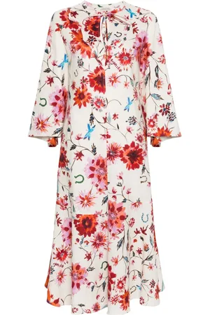 Dorothee Schumacher Vestido midi con estampado floral