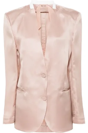 Nº21 Blazer de seda con botones