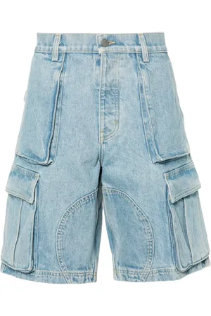 Nahmias Shorts cargo de mezclilla