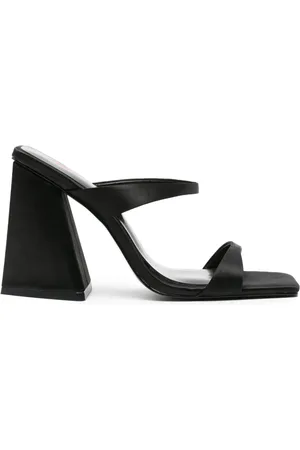 Roberto Cavalli Mules con puntera cuadrada y tacón de 105mm