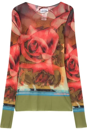 Jean Paul Gaultier Top The Red Roses