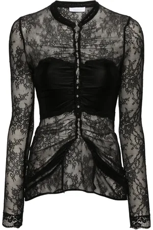 Paco rabanne Blusa semitransparente de encaje