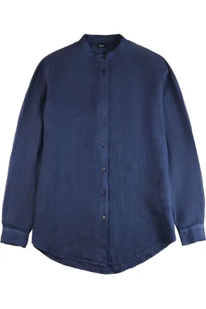 FAY Camisa con cuello mao