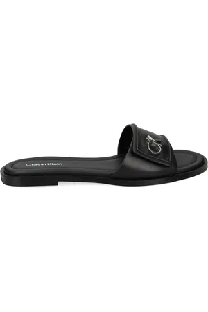 Calvin Klein Flip flops con placa del logo
