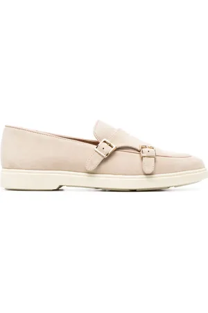 santoni Mocasines de gamuza con doble hebilla